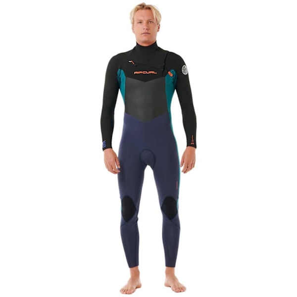 Rip Curl Dawn Patrol 4/3 Mm Gb St Långärmad Neopren Våtdräkt Med Bröst Blixtlås  MS