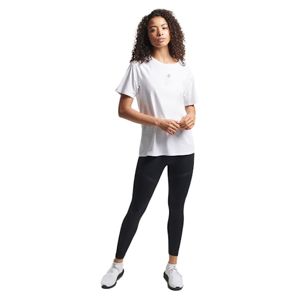 Superdry Kortärmad T-shirt Run Vit XS Kvinna