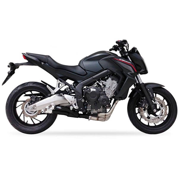 Ixil Homologeret Rustfrit Stål Full Line System Dual Hyperlow Xl Honda Cb 650 F 14-18/cb 650 R 19-20/cbr 650 F 15-18/cbr 650 R 19-20 Søvfarvet