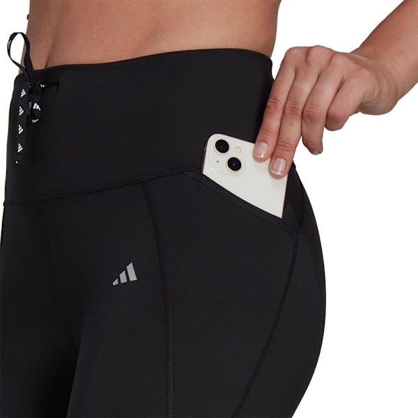 Adidas Leggings Run Ess Sort S / Regular Kvinde