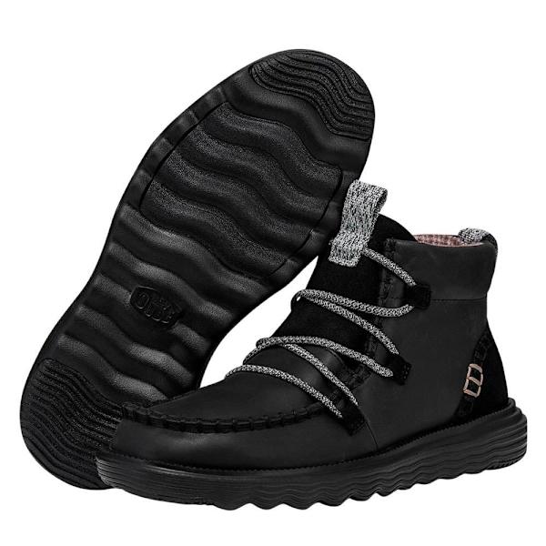 Hey Dude Skor Reyes Leather Svart EU 40 Kvinna