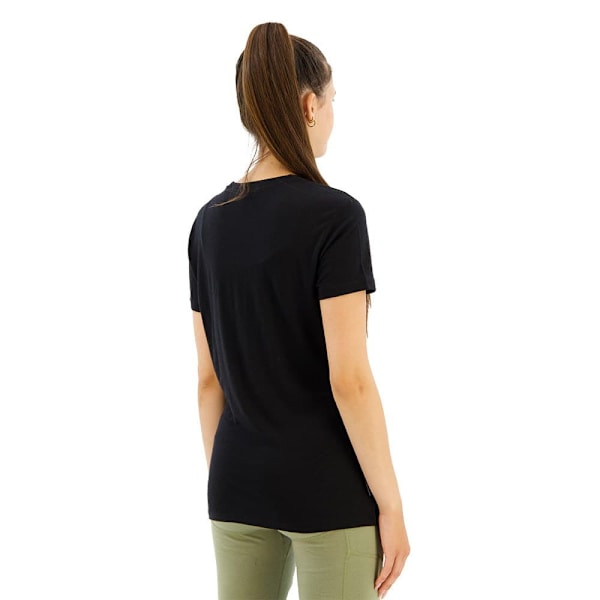 Icebreaker Merino 150 Tech Lite Iii Camping Circle T-shirt Med Korte ærmer Sort XS Kvinde