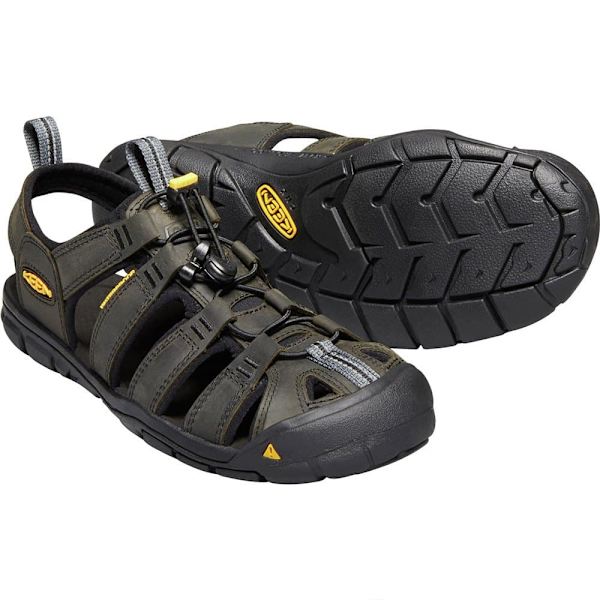 Keen Sandaler Clearwater Cnx Leather Sort EU 42 Mand