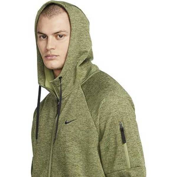 Nike Sweatshirt Med Full Dragkedja Therma Fit Grönt XL Man