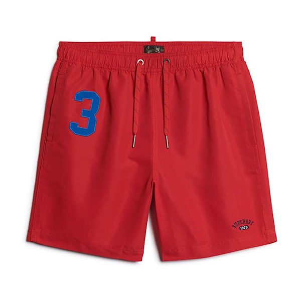 Superdry Vintage 17´´ Badebukser Rød XL Mand