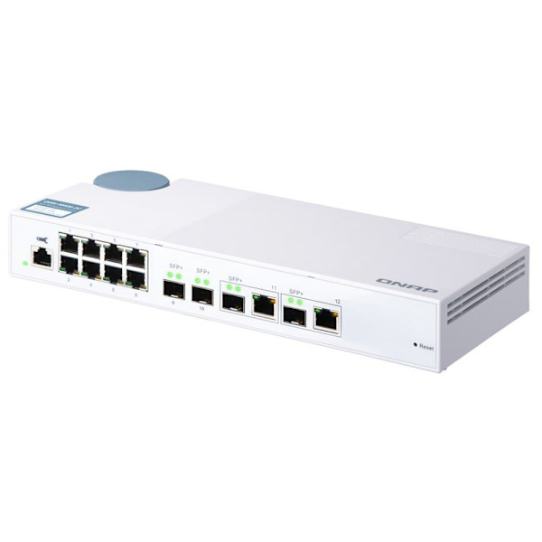 Qnap Qsw-m408-2c 8 Port 1gbps 2 Port 1 Hvid