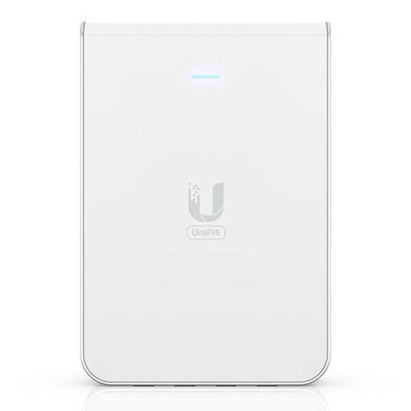 Ubiquiti Trådløst Adgangspunkt U6-iw Wifi 6 Transparent Hvid
