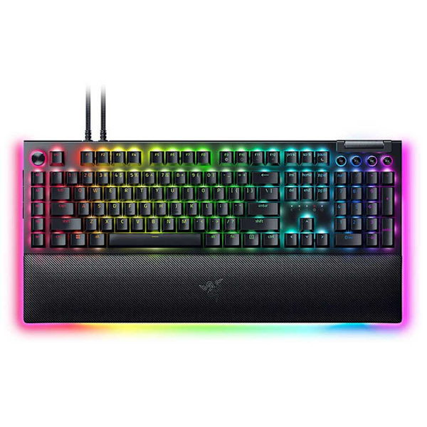 Razer Spel Mekaniskt Tangentbord Blackwidow V4 Pro Yellow Swich Silver Svart