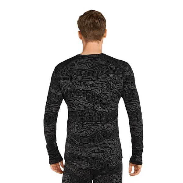 Icebreaker Merino 260 Vertex Snow Guide Langærmet Baselayer Grå S Mand