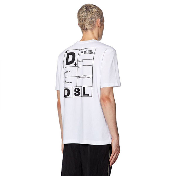 Diesel Kortærmet T-shirt Just K5 Hvid XL Mand