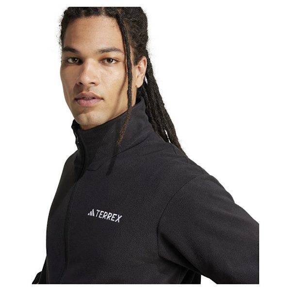 Adidas Multi Essentials Fleecejacka Med Dragkedja Svart XL Man