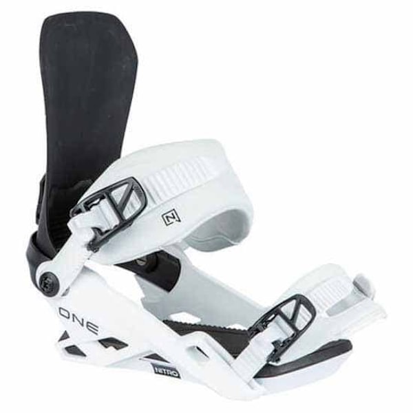 Nitro Snowboard Bindinger One Hvid L