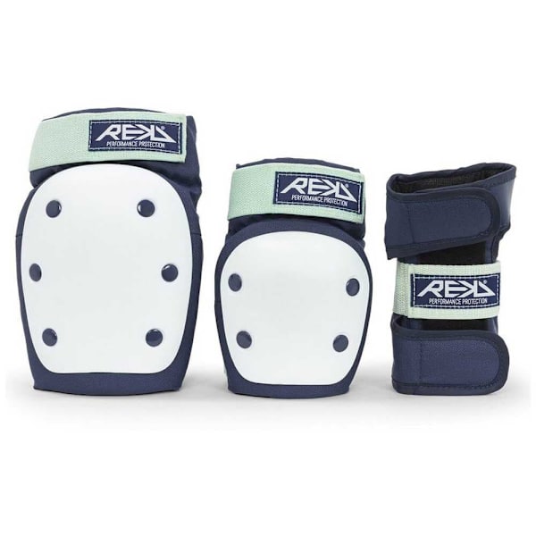 Rekd Protection Heavy Duty Triple Pad Set Vit,Blå XS
