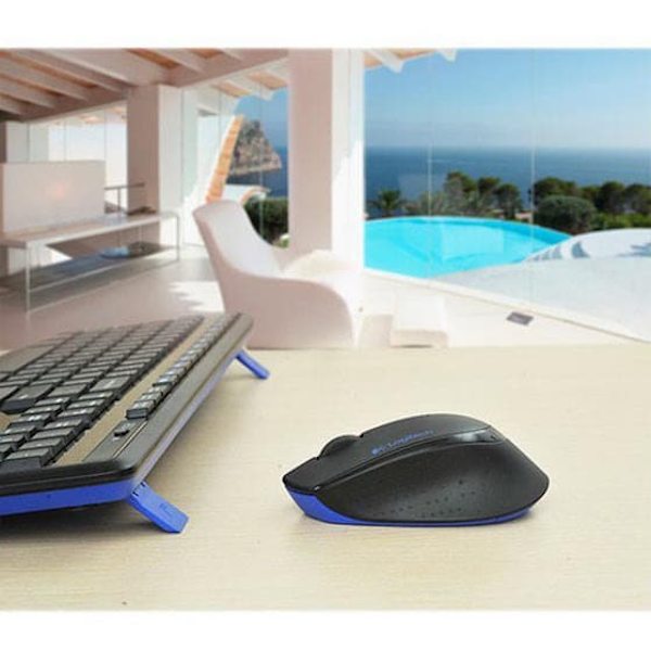 Logitech Trådløst Tastatur Og Mus Mk345 Sort US QWERTY