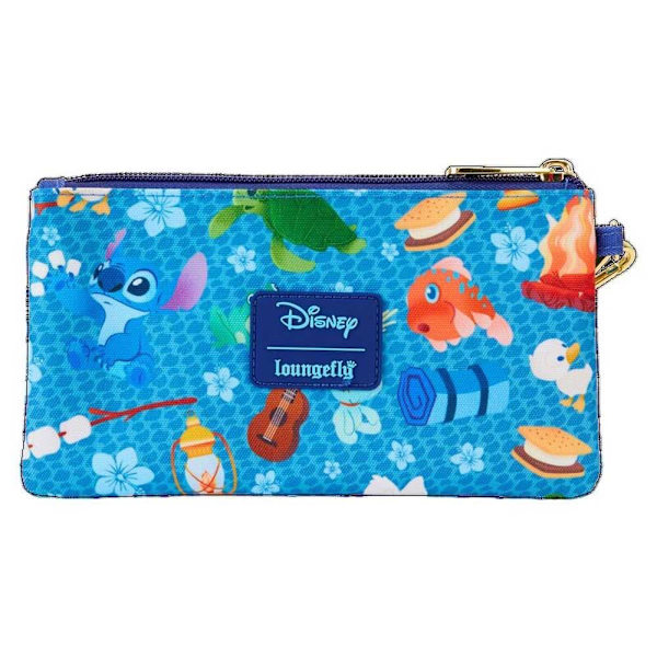 Loungefly Stitch And Scrump All-over Print Camping Plånbok Flerfärgad