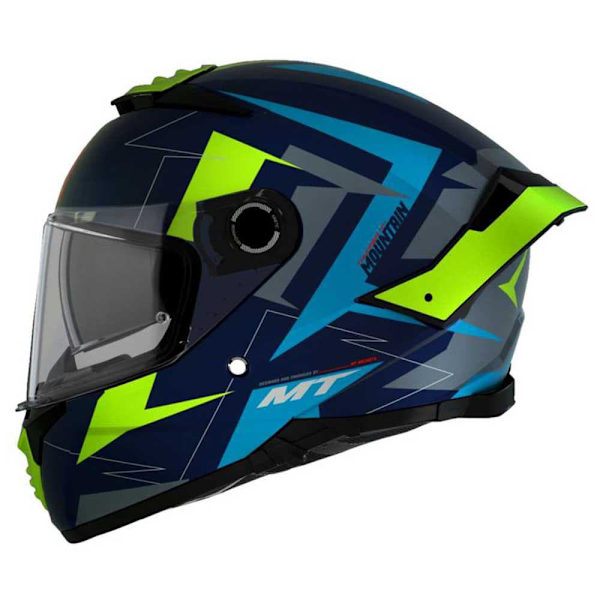 Mt Helmets Fuld Ansigtshjelm Thunder 4 Sv Mountain Blå XS