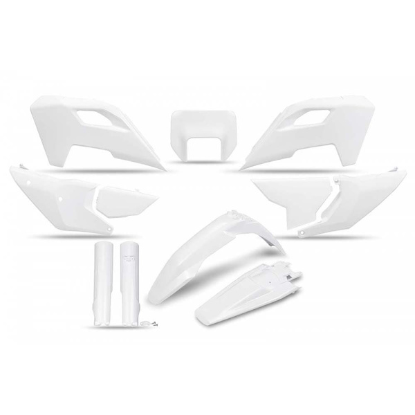Ufo Plastkit Husqvarna Te/fe 2024-2024 With Headlight Hukit627f-040 Fork Protectors &