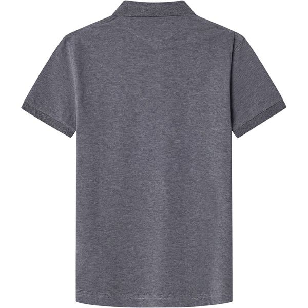 Hackett Brushed Kortärmad Polotröja Grå M Man