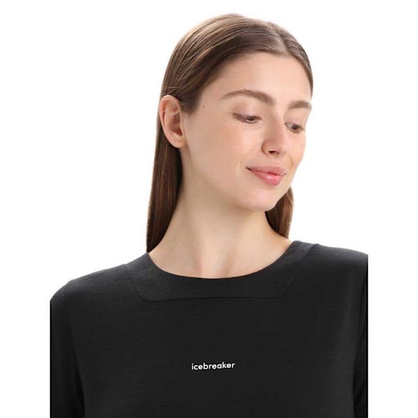 Icebreaker Kortærmet T-shirt Zoneknit™ Sort M Kvinde