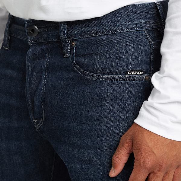 G-star 51002-b988 3301 Straight Jeans Blå 34 / 32 Mand