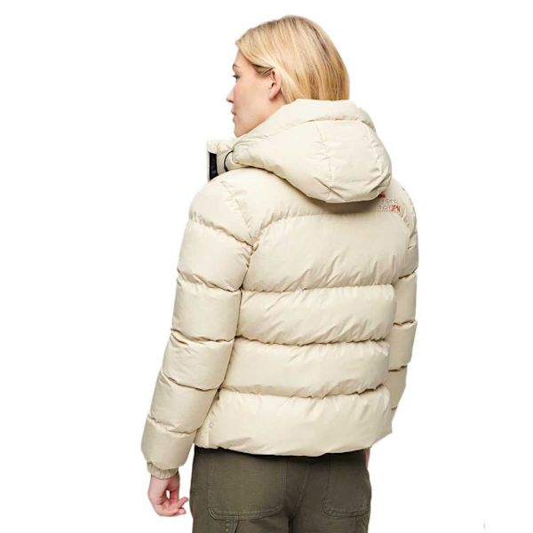 Superdry Sports Jakke Beige L Kvinde
