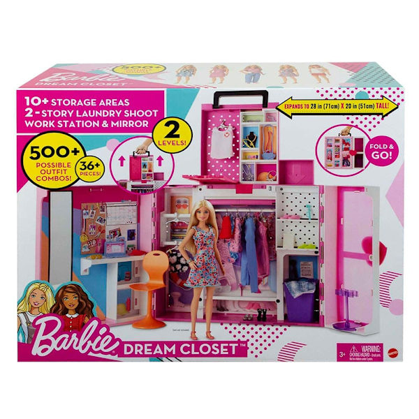Barbie Drömskåp Fashionista 2.0 Docka Flerfärgad