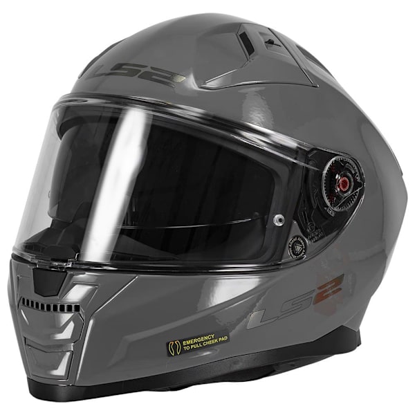 Ls2 Fuld Ansigtshjelm Ff811 Vector Ii Solid Grå XS