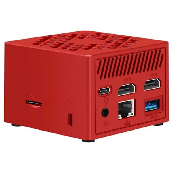 Leotec Pöytätietokone Lempc06r N100/8gb/128gb Ssd Punainen Punainen