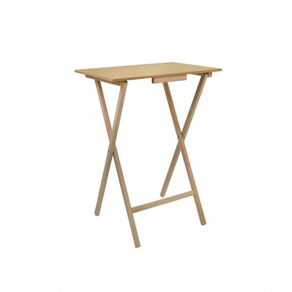 Wellhome Rektangulært Sidebord Med Oliefinish 48x35x64 Cm