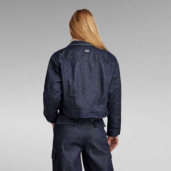 G-star Sherpa Detachable Liner Jeansjacka Blå XS Kvinna