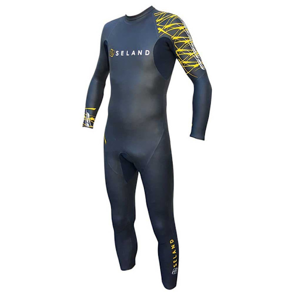 Seland Man Hq Langærmet Våddragt I Neopren Triathlon Sort L