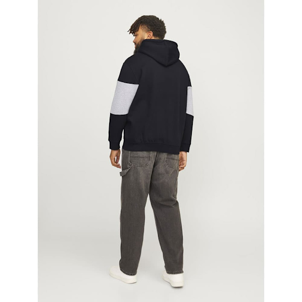 Jack & Jones Legacy Blocking Plus Huvtröja Svart 4XL Man
