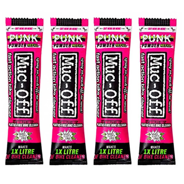 Muc Off Pyörän Puhdistusainesarja Punk Powder 4 Yksiköt Pinkki