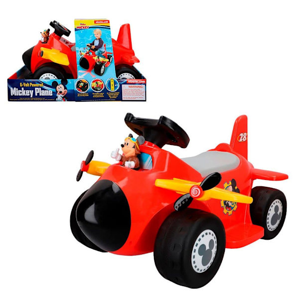 Kiddisland Ride-on Walker Disney Junior Mickey Plane Flerfärgad 18 Months - 3 Years