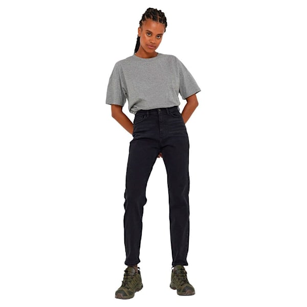Noisy May Jeans Med Hög Midja Moni Straight Fit Svart 31 / 32 Kvinna