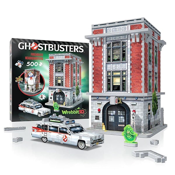 Wrebbit Ghostbusters Barracks Pulmapeli 3d 500 Kappaletta Monivärinen
