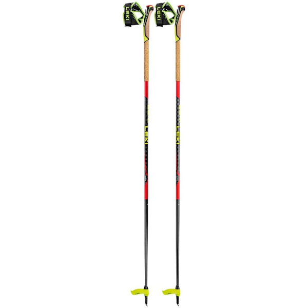 Leki Alpino Polacker Mezza Race Gul 140 cm