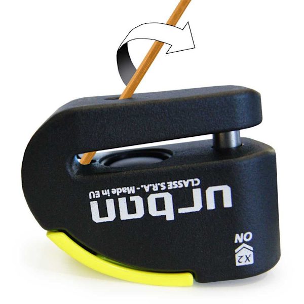 Urban Security Alarm+advarsel Sra Disc Lock Ur10 Gul