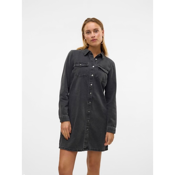 Vero Moda Jennie Langærmet Kort Kjole Sort XS Kvinde