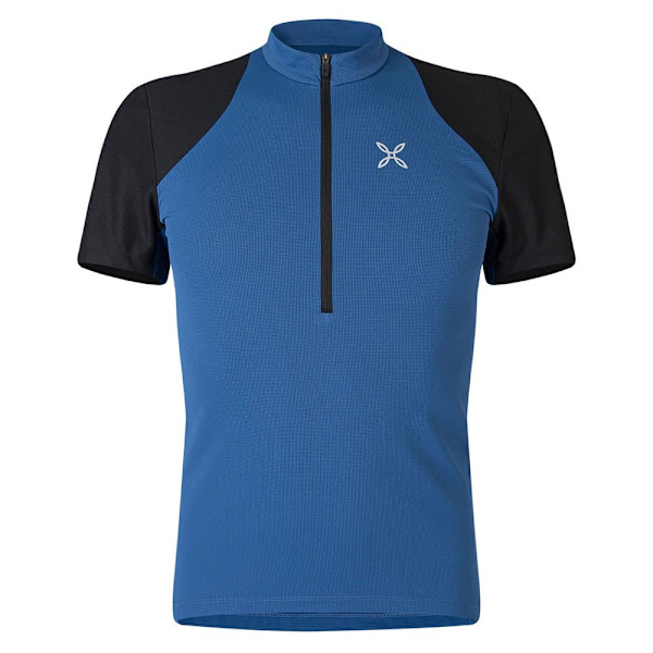 Montura Neverland Zip Lyhythihainen T-paita Sininen S Mies