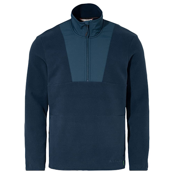 Vaude Mineo Fleece Med Halv Dragkedja Blå L Man