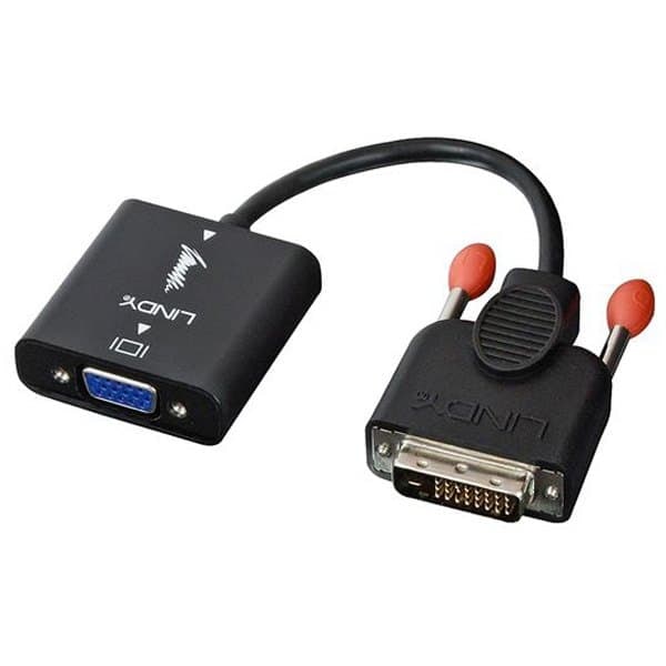 Lindy Til Vga Adapter Dvi-d Sort