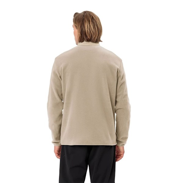 Vaude Mineo Fleecejakke Med Halv Lynlås Beige S Mand