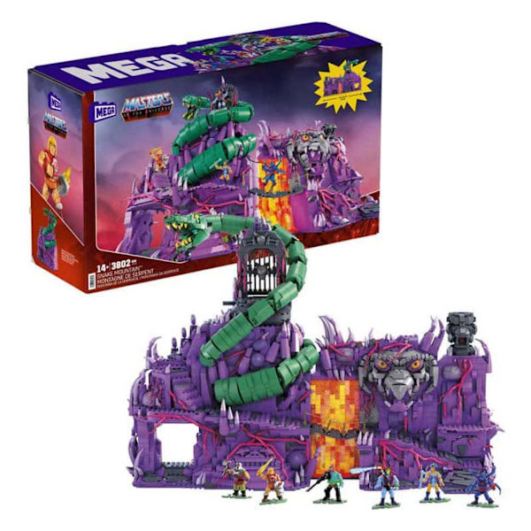 Mega Construx Snake Mountain Probuilders Monivärinen