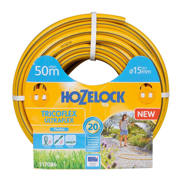 Hozelock Tricoflex Slange 15 Mm 50 M 117024 Gylden