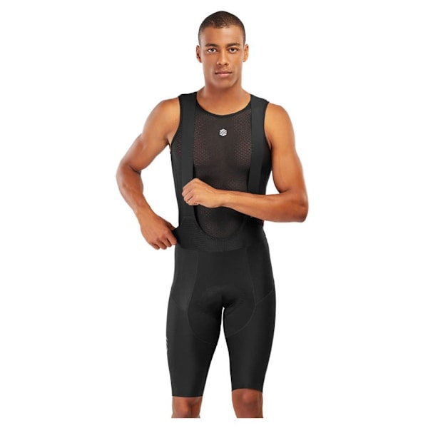 Siroko Bib Shortsit Srx Pro World Series Musta 2XL Mies