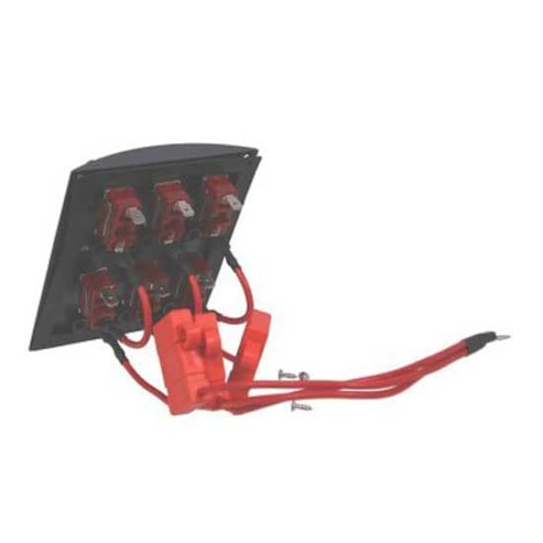 Euromarine Skifter Vandtæt Elpanel 6  125 x 109 mm