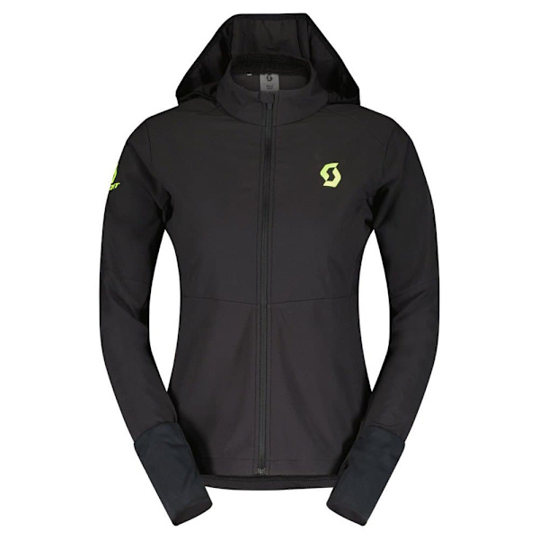 Scott Jakke Rc Run Warm Sort XS Kvinde