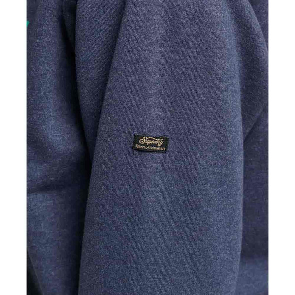 Superdry Hættetrøje Tonal Vintage Logo Graphic Blå XS Kvinde