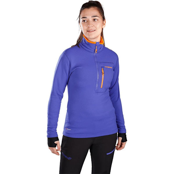 Trangoworld Trx2 Stretch Pro T-shirt Med Lång ärm Blå L Kvinna